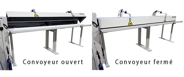 Convoyeur insonorisé